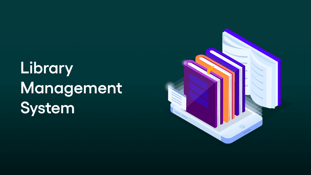 Library Management System illustration